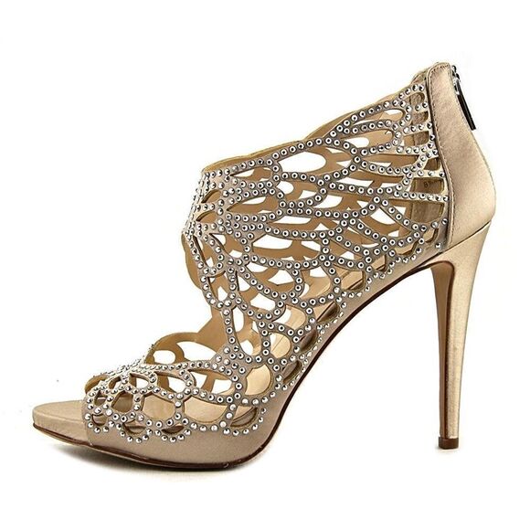 I.N.C. International Concepts Stiletto Saranebis Heels w/ Silver Accents Size 8M - Picture 7 of 9